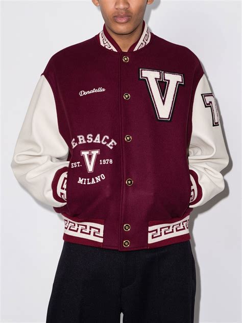 varsity versace|versace jacket.